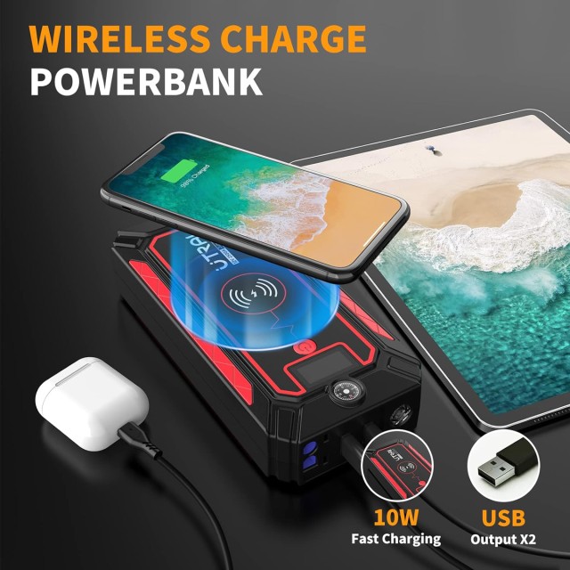 UTRAI εκκινητής μπαταρίας αυτοκινήτου JSTAR-4 με φακό, 12V/2500A, 16000mAh