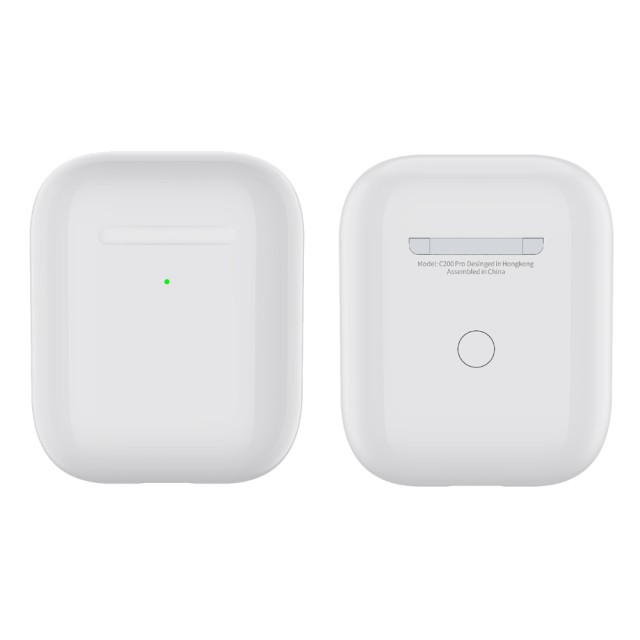 CELEBRAT earphones με θήκη φόρτισης C200 Pro, True Wireless, 13mm, 30/300mAh, λευκά CELEBRAT earphones με θήκη φόρτισης C200 Pro, True Wireless, 13mm, 30/300mAh, λευκά