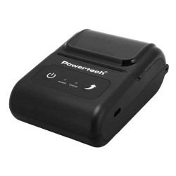 POWERTECH φορητός θερμικός εκτυπωτής αποδείξεων PT-1508, USB-C/Bluetooth, μαύρος