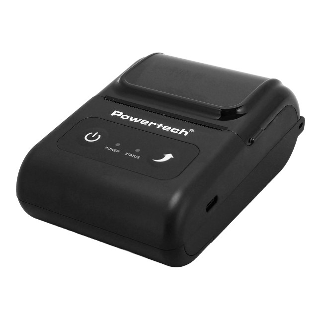 POWERTECH φορητός θερμικός εκτυπωτής αποδείξεων PT-1508, USB-C/Bluetooth, μαύρος POWERTECH φορητός θερμικός εκτυπωτής αποδείξεων PT-1508, USB-C/Bluetooth, μαύρος