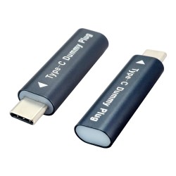 POWERTECH USB-C dummy plug CAB-UC094, 4K/60Hz, γκρι POWERTECH USB-C dummy plug CAB-UC094, 4K/60Hz, γκρι