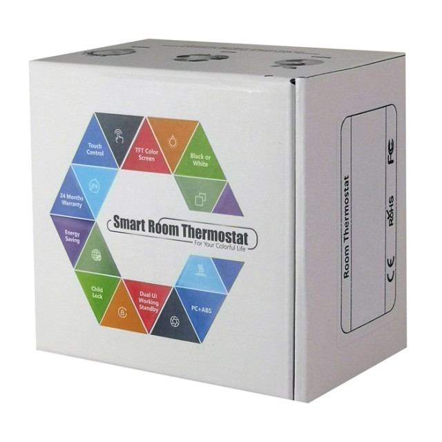 Smart θερμοστάτης αερίου BHT-15GCLW, WiFi, χωνευτός, μαύρος Smart θερμοστάτης αερίου BHT-15GCLW, WiFi, χωνευτός, μαύρος