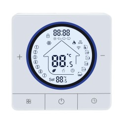 Smart θερμοστάτης αερίου BHT-800WM-GCLW, WiFi, επιτοίχιος, λευκός