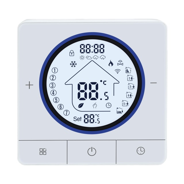 Smart θερμοστάτης αερίου BHT-800WM-GCLW, WiFi, επιτοίχιος, λευκός Smart θερμοστάτης αερίου BHT-800WM-GCLW, WiFi, επιτοίχιος, λευκός