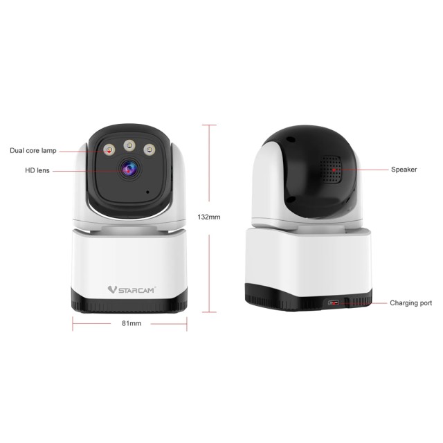 VSTARCAM smart κάμερα CS995, 3MP, WiFi, PTZ, SD VSTARCAM smart κάμερα CS995, 3MP, WiFi, PTZ, SD