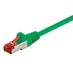 GOOBAY καλώδιο δικτύου 92454, CAT 6 S/FTP, copper, 250MHz, 0.15m, πράσινο