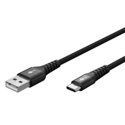 GOOBAY καλώδιο USB-C σε USB 74527, 60W, 480Mbps, 2m, μαύρο
