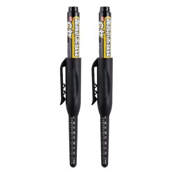 Ανεξίτηλος μαρκαδόρος σημαδέματος TOOL-0098 με μακριά μύτη, 45mm, μαύρος, 2τμχ