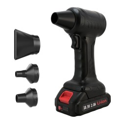 KINZIR ηλεκτρικό air duster AD47, 400W, 10000mAh, μαύρο