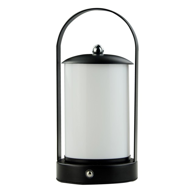 POWERTECH LED επιτραπέζιο φωτιστικό HLL-0192 με λαβή, ρυθμιζόμενο, επαναφορτιζόμενο, μαύρο