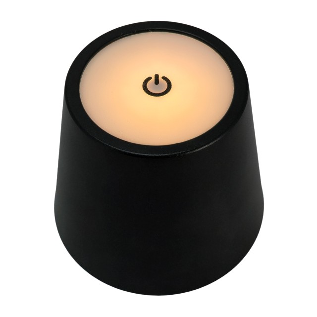 POWERTECH LED φωτιστικό για μπουκάλι HLL-0197, ρυθμιζόμενο, επαναφορτιζόμενο, μαύρο