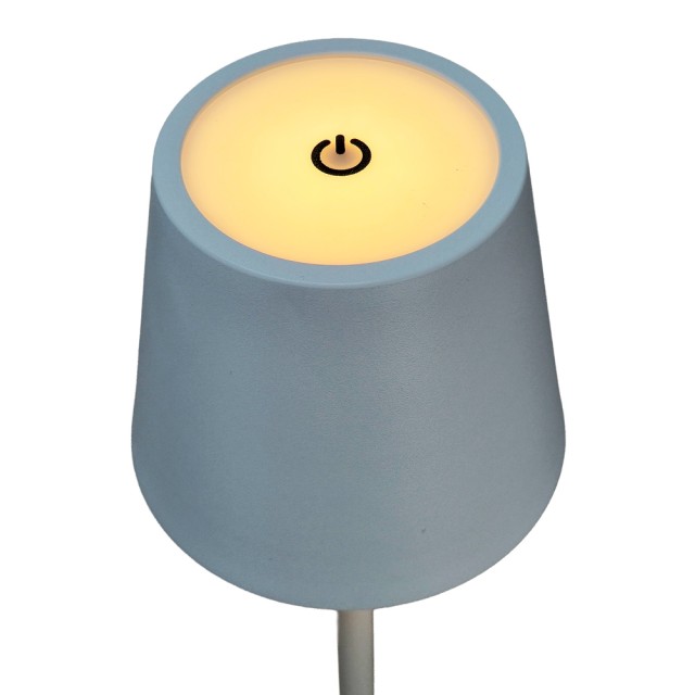 POWERTECH LED επιτραπέζιο φωτιστικό HLL-0194, ρυθμιζόμενο, επαναφορτιζόμενο, λευκό