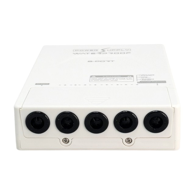 FOLKSAFE τροφοδοτικό συστημάτων CCTV FS-DC120805W, 8 εξόδων, 12V/5A, αδιάβροχο IP65
