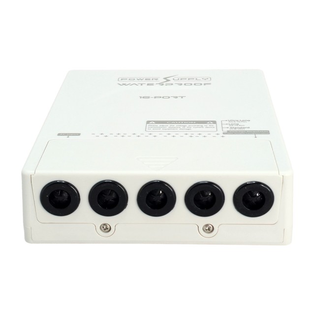 FOLKSAFE τροφοδοτικό συστημάτων CCTV FS-DC121608W, 16 εξόδων, 12V/8A, αδιάβροχο IP65