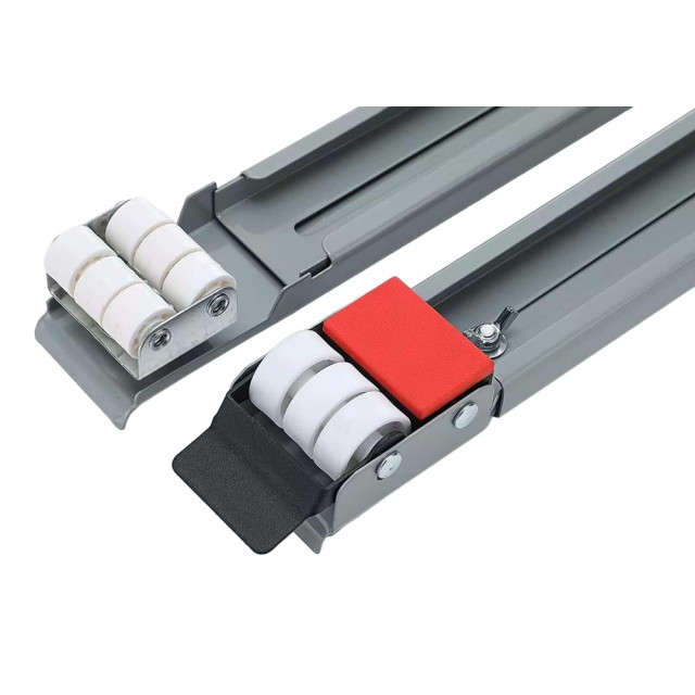 BRATECK βάση λευκών συσκευών WMS11-4 με ρόδες, ρυθμιζόμενη, έως 300kg, γκρι