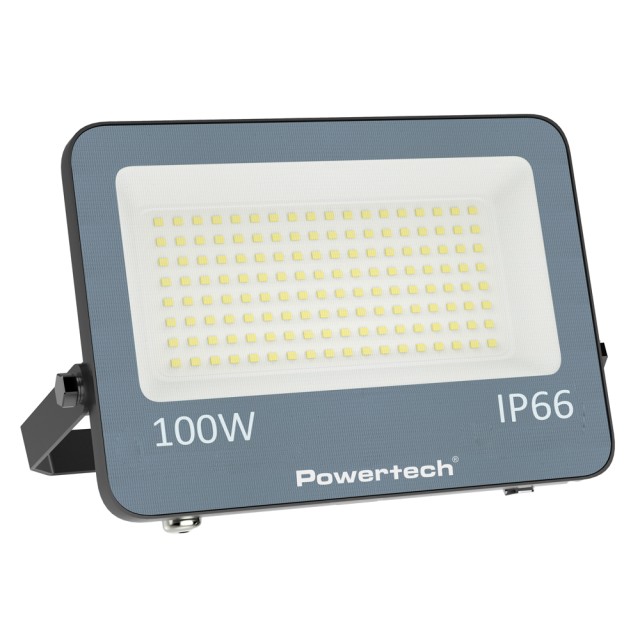 POWERTECH LED προβολέας PT-1460, 100W, 4000K, 9000lm, IP66 POWERTECH LED προβολέας PT-1460, 100W, 4000K, 9000lm, IP66