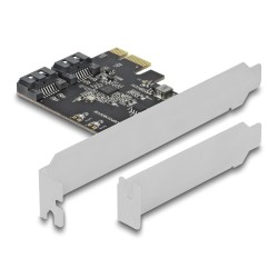 DELOCK κάρτα επέκτασης PCIe σε 2x SATA 90431, 6Gb/s