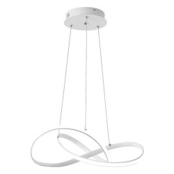 POWERTECH LED φωτιστικό οροφής HLL-0209, 48W, 4000K, Φ50cm x 120cm, λευκό