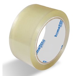 HOME USE αυτοκόλλητη ταινία HUH-0259, διάφανη, αθόρυβη, 48mm, 60m, 6τμχ