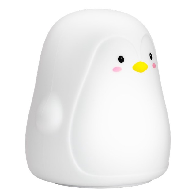 GOOBAY LED φωτιστικό νυκτός πιγκουίνος 61648, RGB, επαναφορτιζόμενο, λευκό