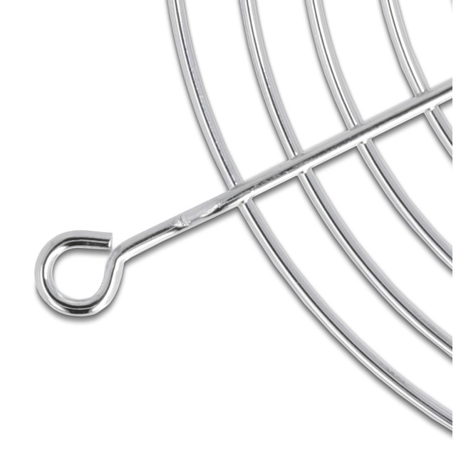 DELOCK σχάρα για 60mm ανεμιστήρα 67305, μεταλλική, ασημί