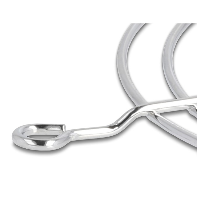 DELOCK σχάρα για 92mm ανεμιστήρα 67307, μεταλλική, ασημί