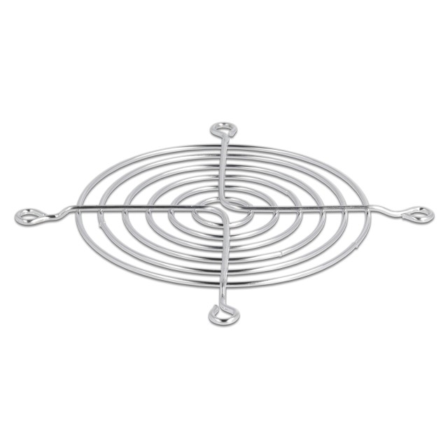 DELOCK σχάρα για 92mm ανεμιστήρα 67307, μεταλλική, ασημί