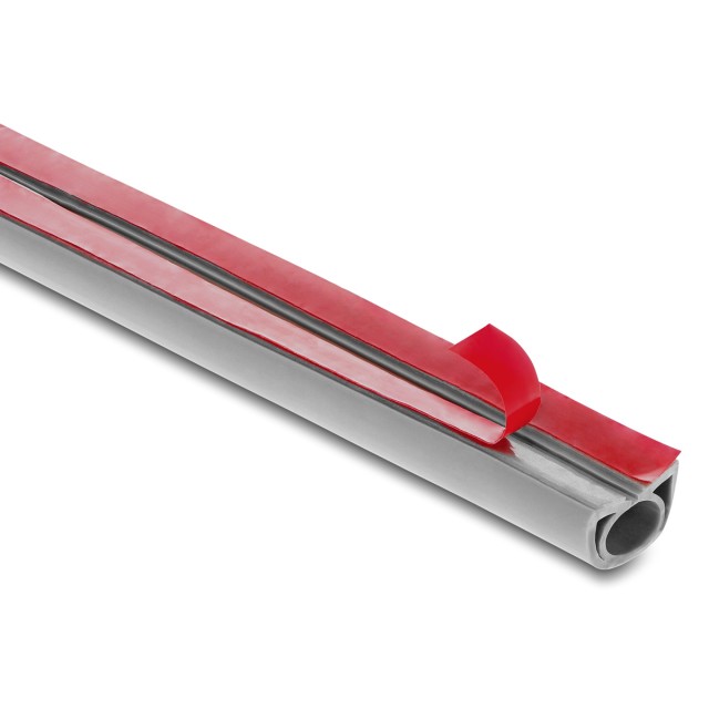 DELOCK κανάλι καλωδίων 20765 με αυτοκόλλητο, εύκαμπτο PVC, 20x10mm, 2m, γκρι