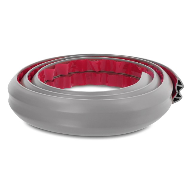 DELOCK κανάλι καλωδίων 20767 με αυτοκόλλητο, εύκαμπτο PVC, 50x14mm, 2m, γκρι