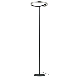 POWERTECH LED φωτιστικό δαπέδου HLL-0204, 42W, 4000K, Φ38x157cm, ασημί/μαύρο