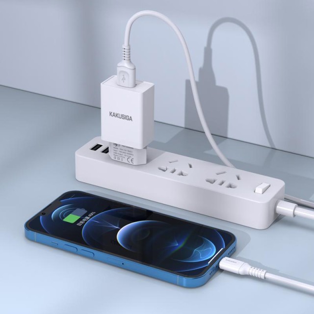 KAKUSIGA φορτιστής τοίχου KSC-930, USB, 2.4A, μαύρος