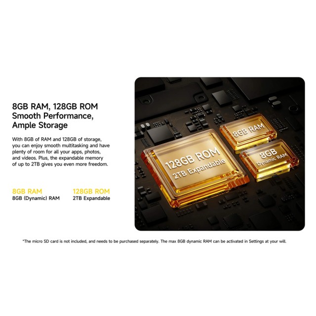 ULEFONE smartphone RugKing 3 Pro, 6.56", 8/128GB, 5700mAh, IP68/IP69K, μαύρο