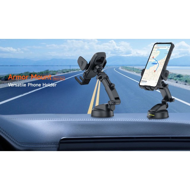 ULEFONE βάση smartphone αυτοκινήτου UAN16 για ταμπλό, μαύρη