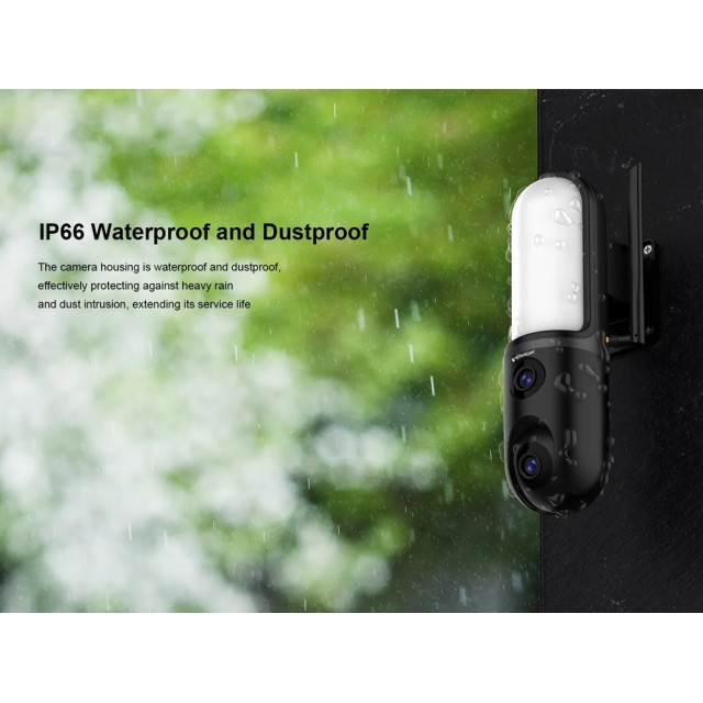 VSTARCAM smart κάμερα FC4 με φωτισμό, dual lens, 3MP, WiFi, SD, PTZ, IP66