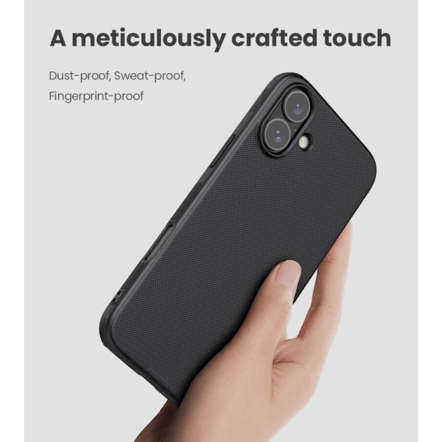 NILLKIN θήκη Super Frosted Shield Pro για Apple iPhone 17, μαύρη