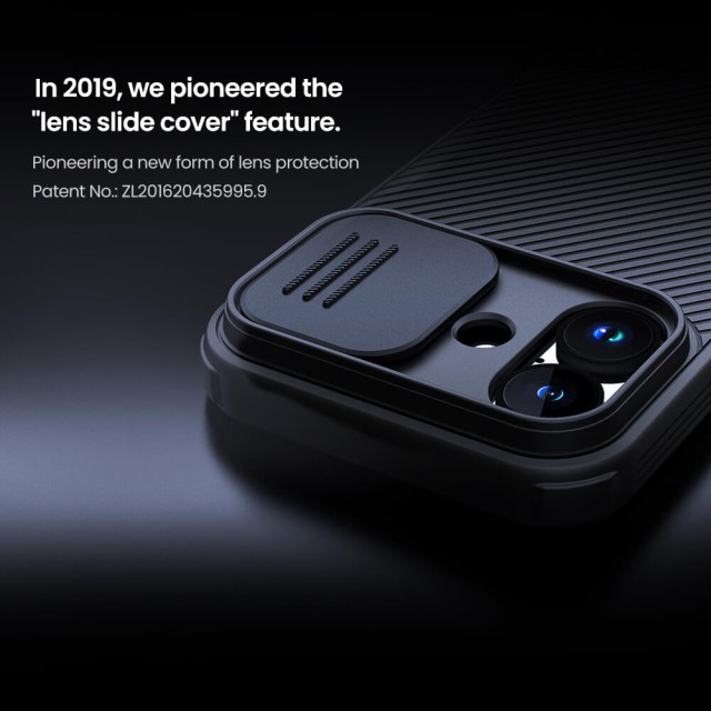 NILLKIN θήκη CamShield Pro για Apple iPhone 17, μαύρη