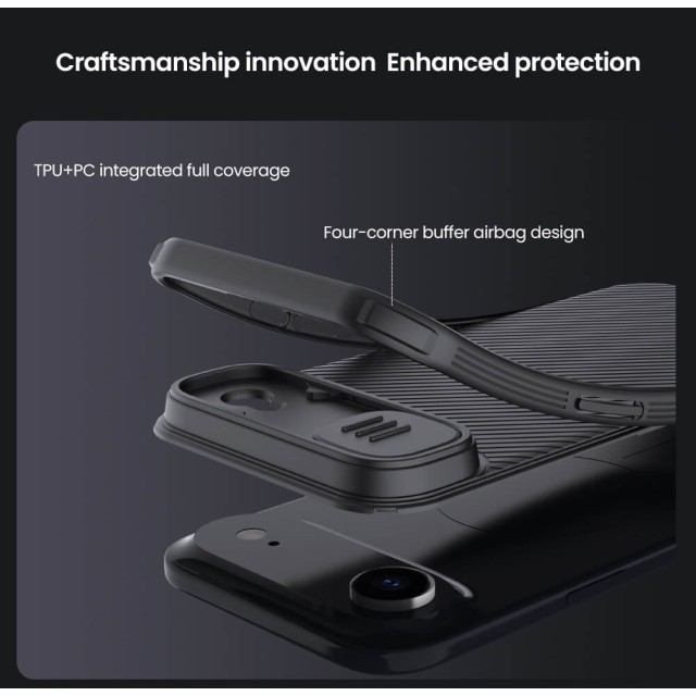 NILLKIN θήκη CamShield Pro για Apple iPhone 17 Air, μαύρη