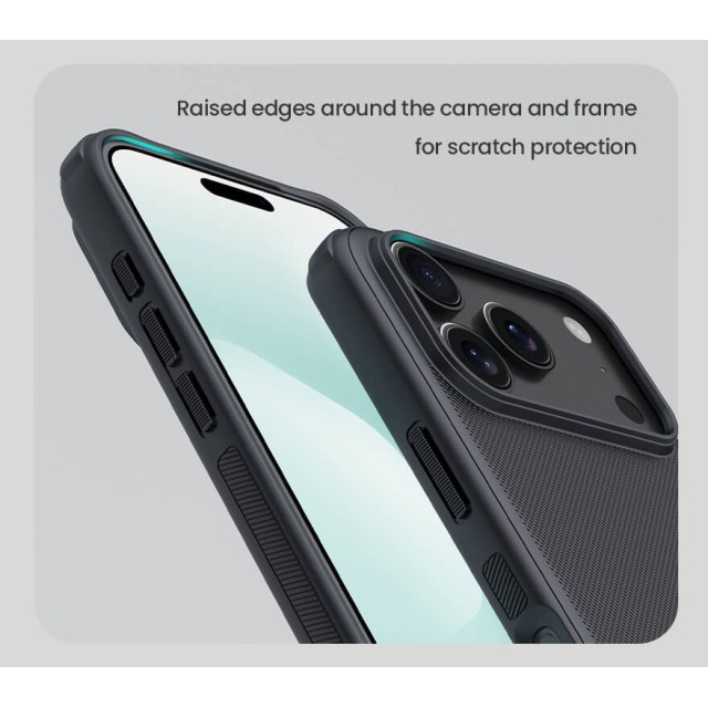 NILLKIN θήκη Super Frosted Shield Pro Magnetic για Apple iPhone 17 Pro Max, μαύρη