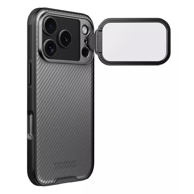 NILLKIN θήκη CamShield Prop για Apple iPhone 17 Pro, διάφανη/μαύρη