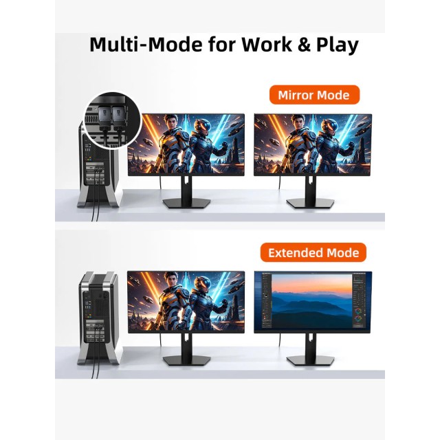 CABLETIME αντάπτορας DisplayPort σε HDMI CT-DMHF4K-AG6, 4K/60Hz, γκρι