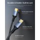 CABLETIME καλώδιο DisplayPort 2.1 CT-DP16K, VESA Certified, 16K/60Hz, 80 Gbps, 2m, μαύρο