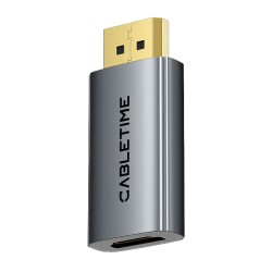 CABLETIME αντάπτορας DisplayPort σε HDMI CT-DMHF4K-AG3, 4K/30Hz, γκρι