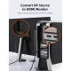 CABLETIME αντάπτορας DisplayPort σε HDMI CT-DMHF4K-AG3, 4K/30Hz, γκρι