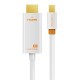 CABLETIME καλώδιο mini DisplayPort σε HDMI CT-AV588-03G4K, 4K/30Hz, 1m, λευκό