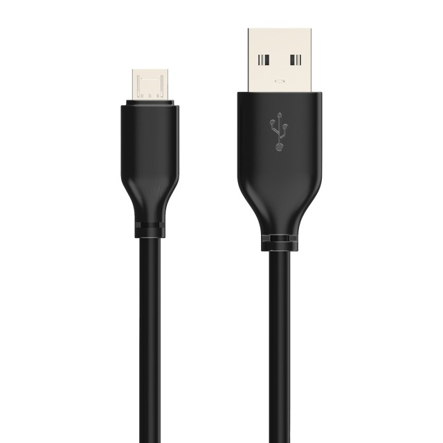 CABLETIME καλώδιο micro USB σε USB CT-C165-05G, 2.4A, 480Mbps, 0.25m, μαύρο