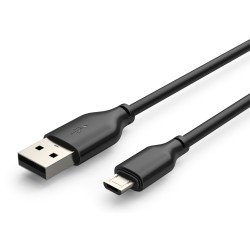 CABLETIME καλώδιο micro USB σε USB CT-C165-05G, 2.4A, 480Mbps, 0.25m, μαύρο