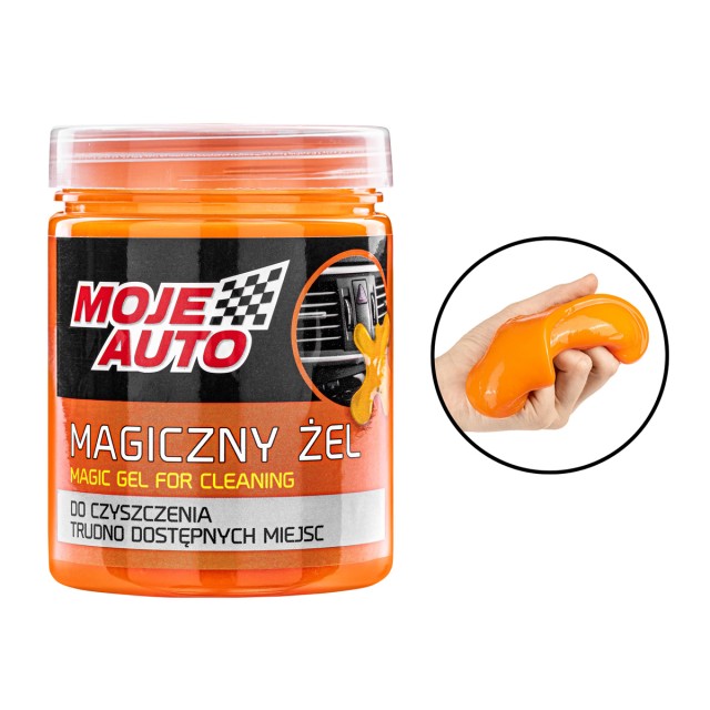 MOJE AUTO καθαριστικό gel επιφανειών 19-661, 200g, πορτοκαλί