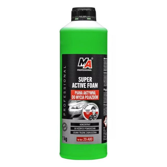 MA PROFESSIONAL ενεργός αφρός καθαρισμού αυτοκινήτου 20-A80, 1kg