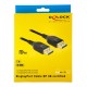 DELOCK καλώδιο DisplayPort 85660, certified, 8K/60Hz, 32.4 Gbps, 2m, μαύρο