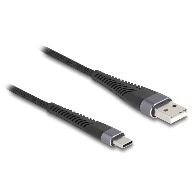 DELOCK καλώδιο USB σε USB-C 81123, 60W, 480Mbps, 3m, μαύρο